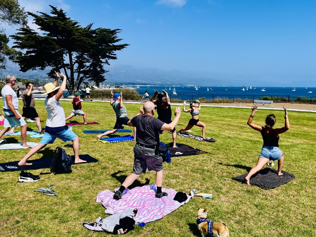 Yoga at Shoreline Park